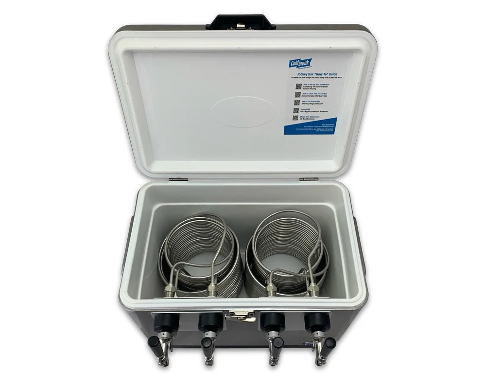4‑Tap Stainless Steel Jockey Box