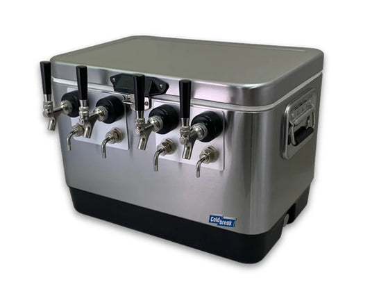4‑Tap Stainless Steel Jockey Box